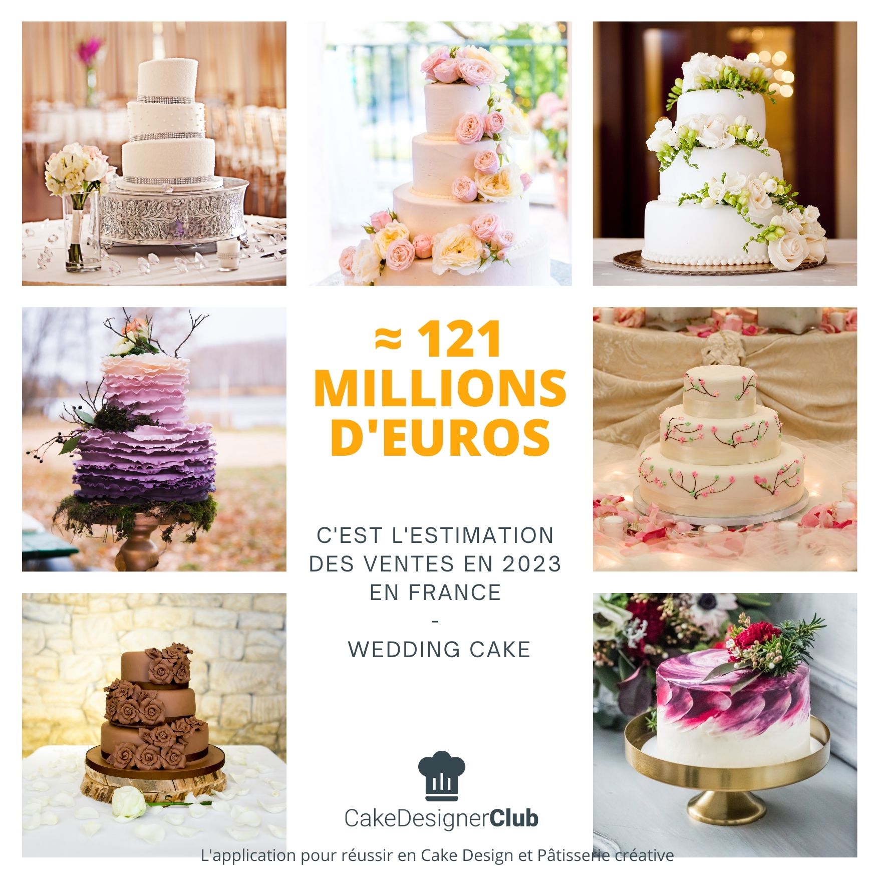 cake designer et mariage INSEE